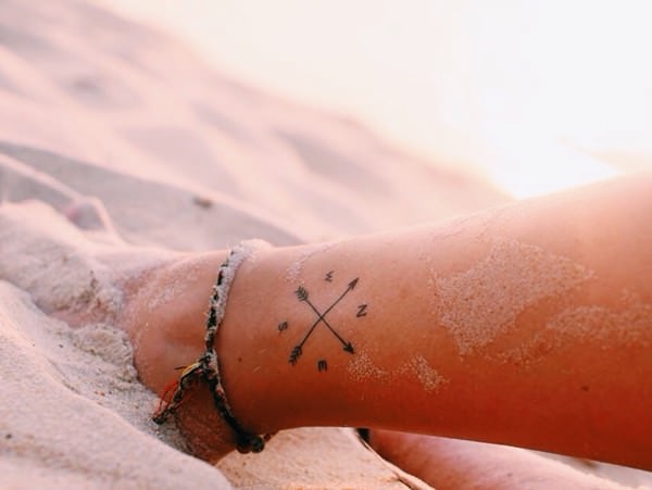 Arrow tattoo design, idea 32