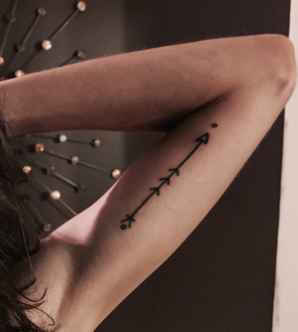 Arrow tattoo design, idea 42