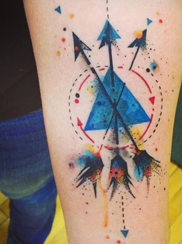 Arrow tattoo design, idea 2