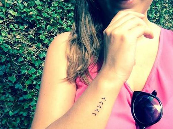 Arrow tattoo design, idea 48