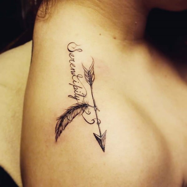 Arrow tattoo design, idea 50
