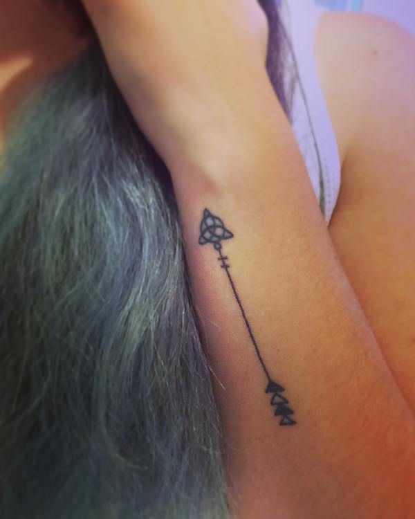 Arrow tattoo design, idea 52