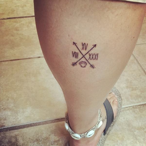Arrow tattoo design, idea 56
