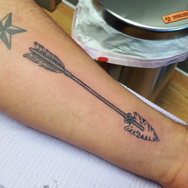 Arrow tattoo design, idea 59