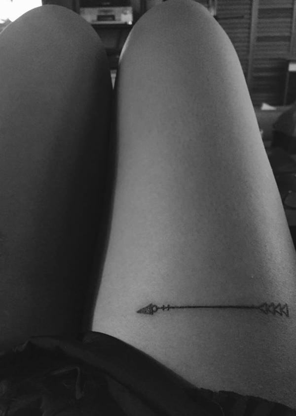 Arrow tattoo design, idea 64