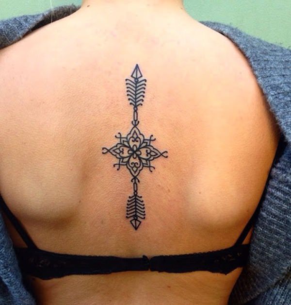 Arrow tattoo design, idea 6