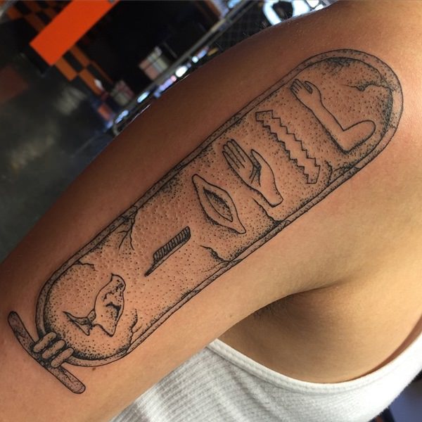 Egyptian tattoo design, idea 9