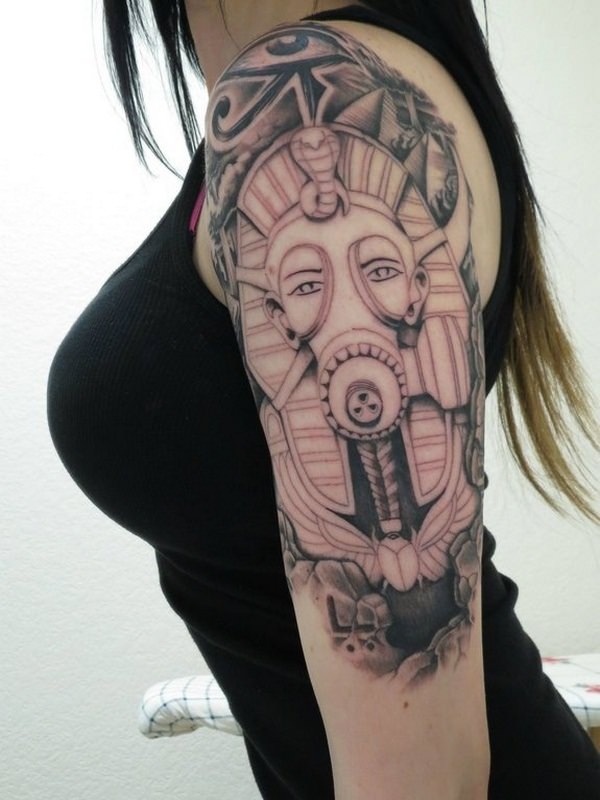 Egyptian tattoo design, idea 1