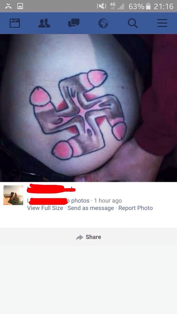 Funny tattoo fail design, idea 2