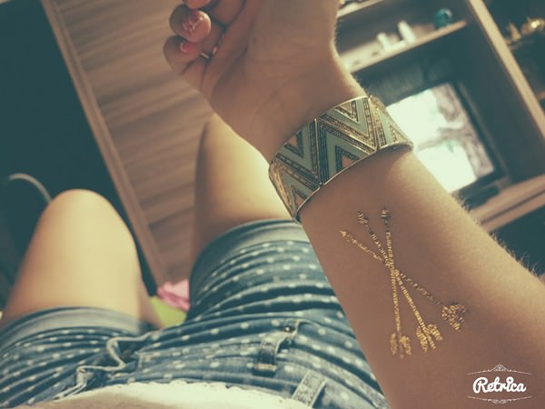 Hipster tattoo design, idea 2