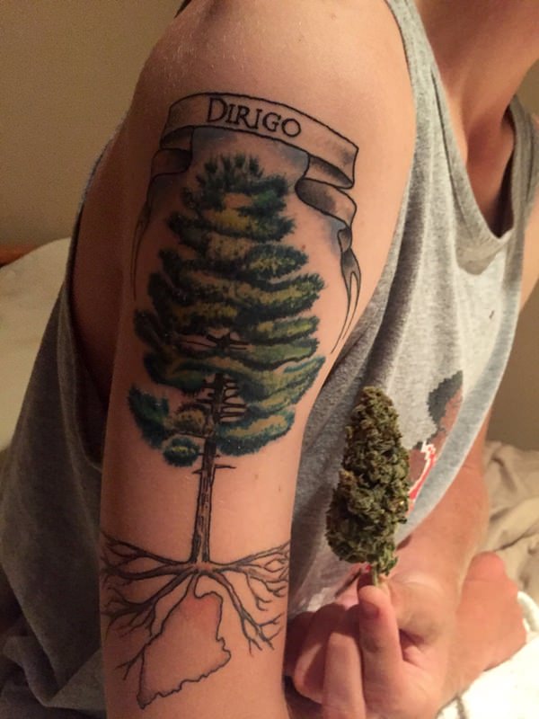 Tree tattoo design, idea 26
