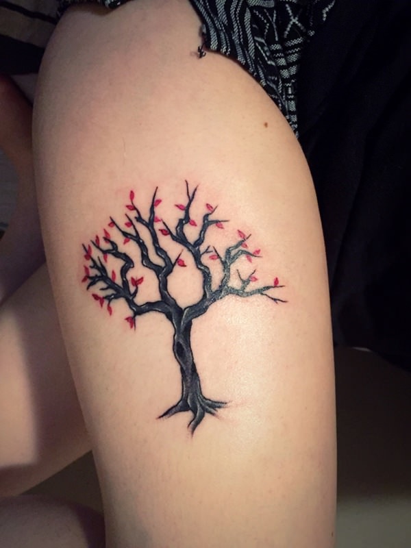 Tree tattoo design, idea 28