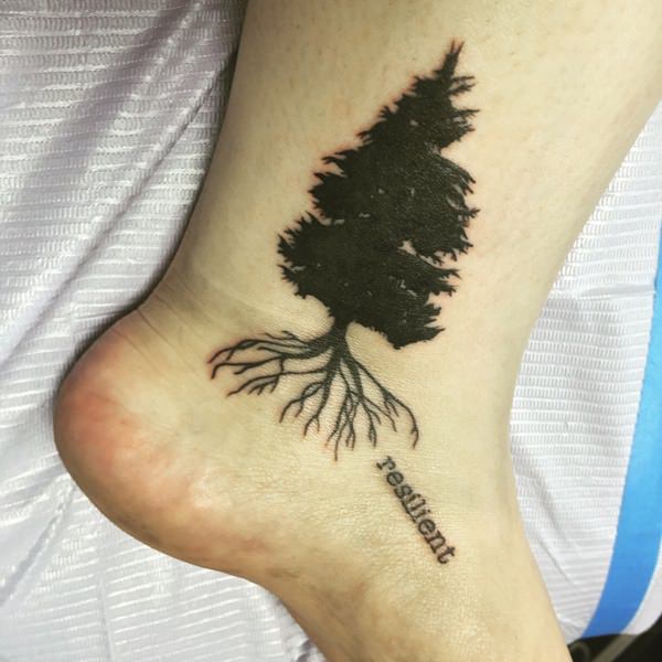 Tree tattoo design, idea 33