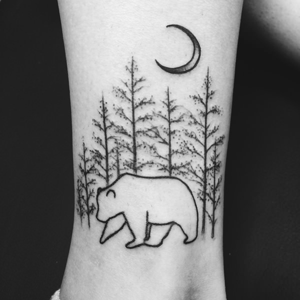 Tree tattoo design, idea 15