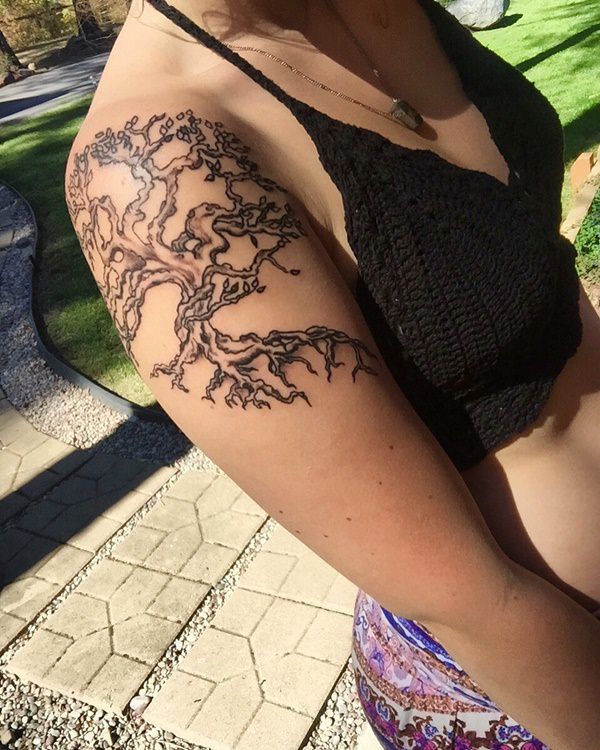Tree tattoo design, idea 49