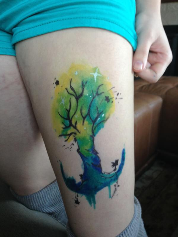 Tree tattoo design, idea 57