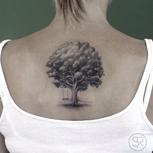 Tree tattoo design, idea 58