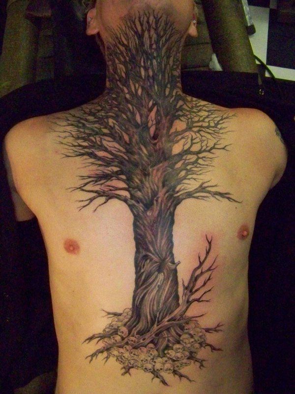 Tree tattoo design, idea 4