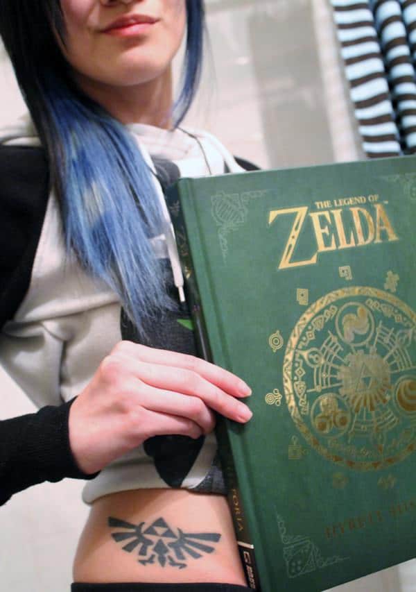 Zelda triforce tattoo design, idea 13