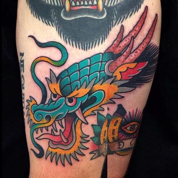 Dragon tattoo design, idea 25