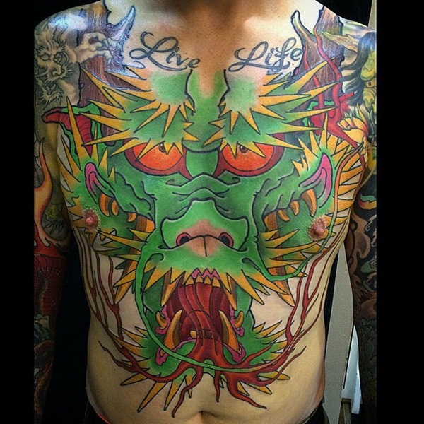 Dragon tattoo design, idea 36