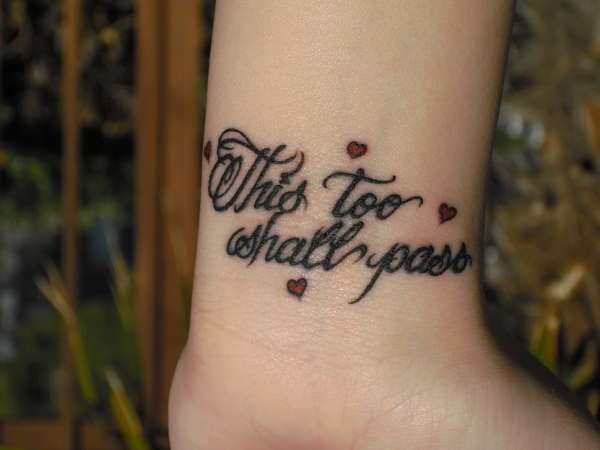 This too shall pass tattoos design, idea 23