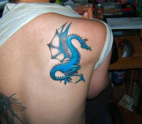 Dragon tattoo design, idea 37