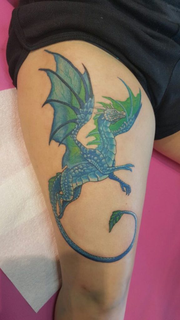 Dragon tattoo design, idea 39