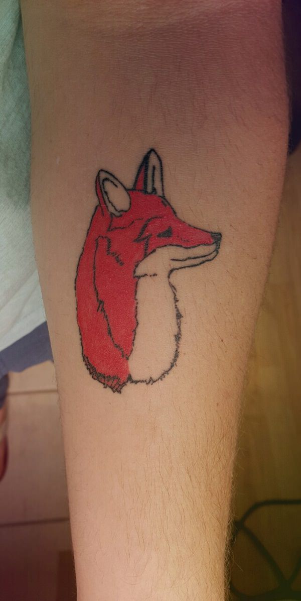 Fox tattoo design, idea 32