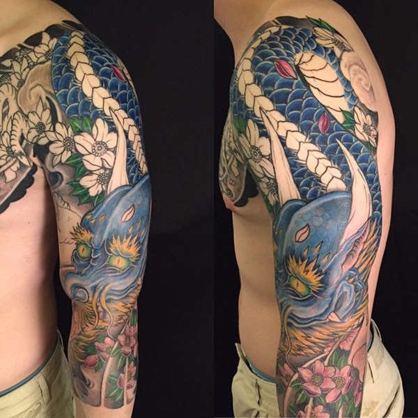 Dragon tattoo design, idea 26
