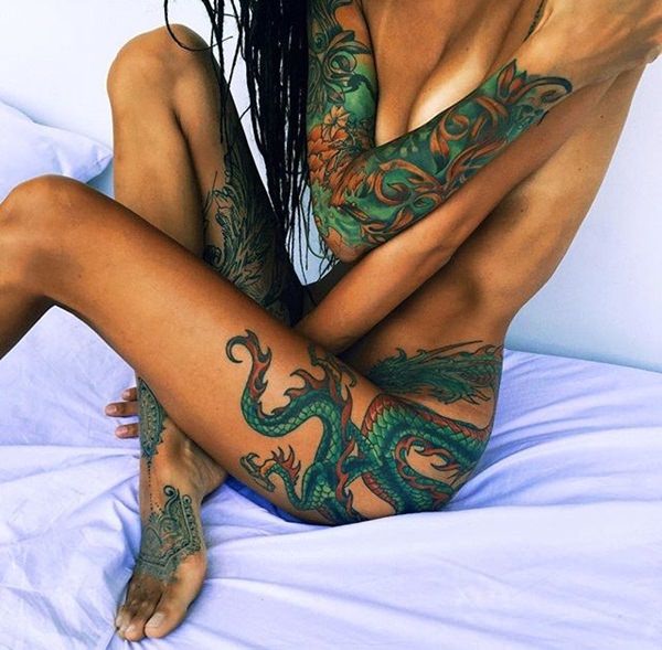 Dragon tattoo design, idea 46