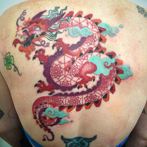 Dragon tattoo design, idea 53