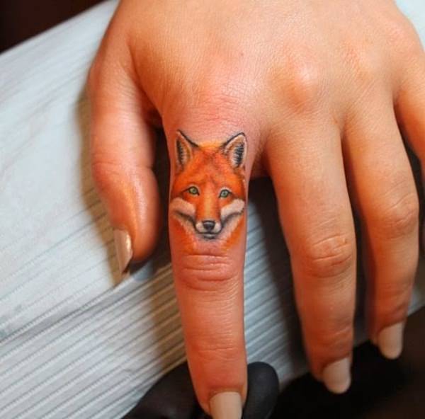 Fox tattoo design, idea 2