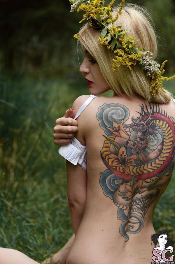 Dragon tattoo design, idea 6