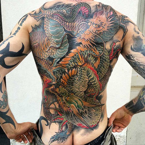 Dragon tattoo design, idea 13