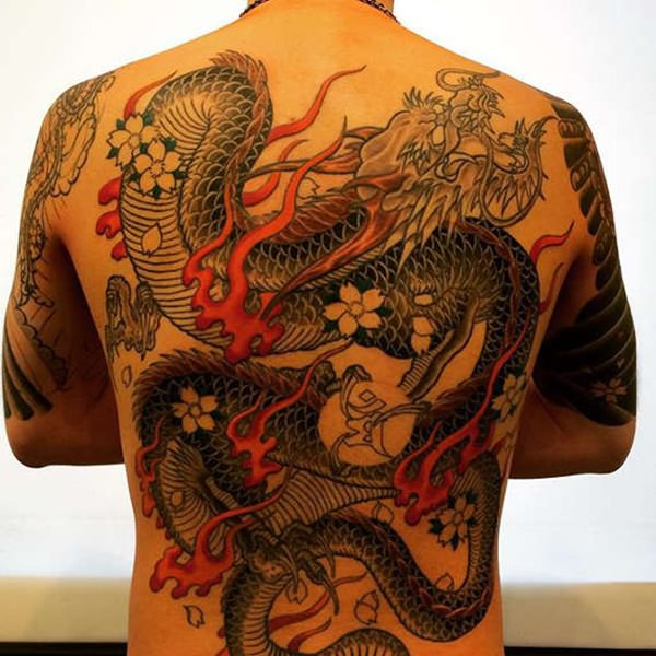 Dragon tattoo design, idea 15