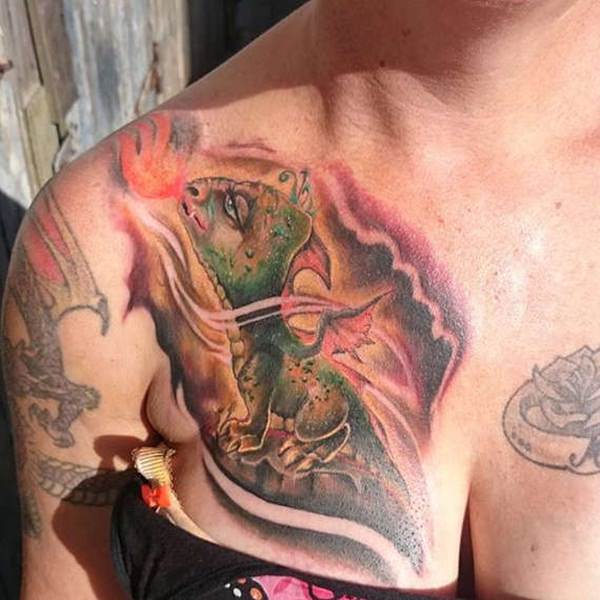 Dragon tattoo design, idea 16