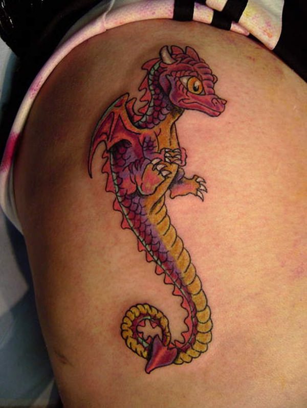 Dragon tattoo design, idea 17