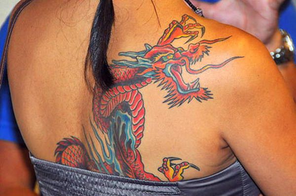Dragon tattoo design, idea 18
