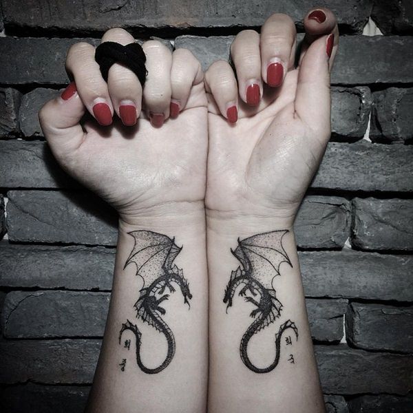Dragon tattoo design, idea 21
