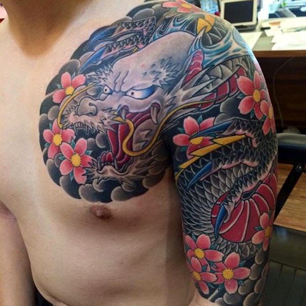 Dragon tattoo design, idea 30
