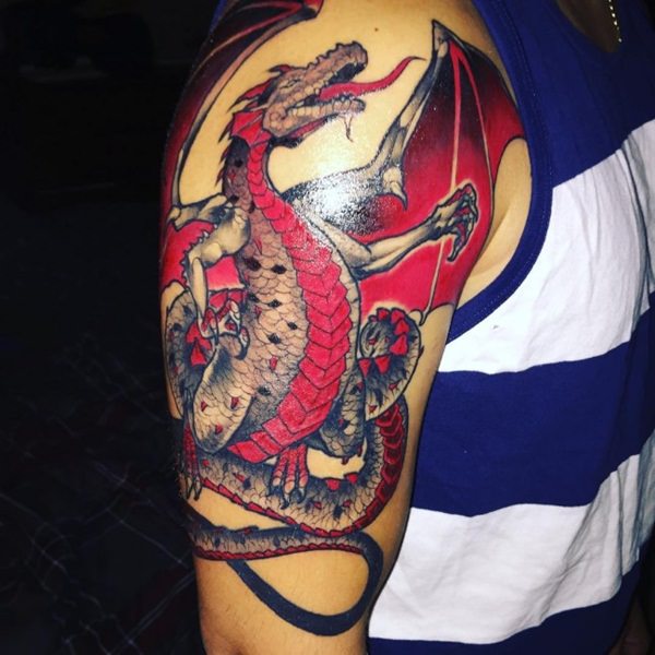 Dragon tattoo design, idea 23