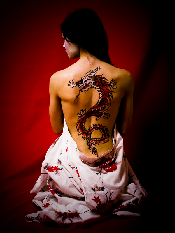 Dragon tattoo design, idea 24