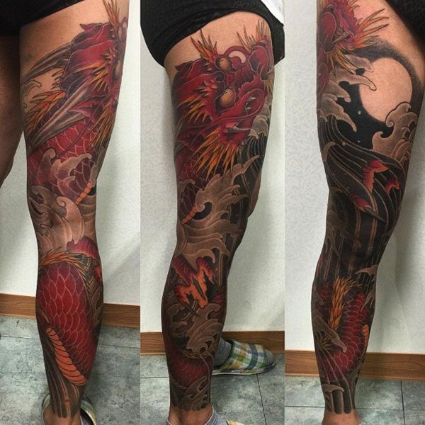 Dragon tattoo design, idea 31