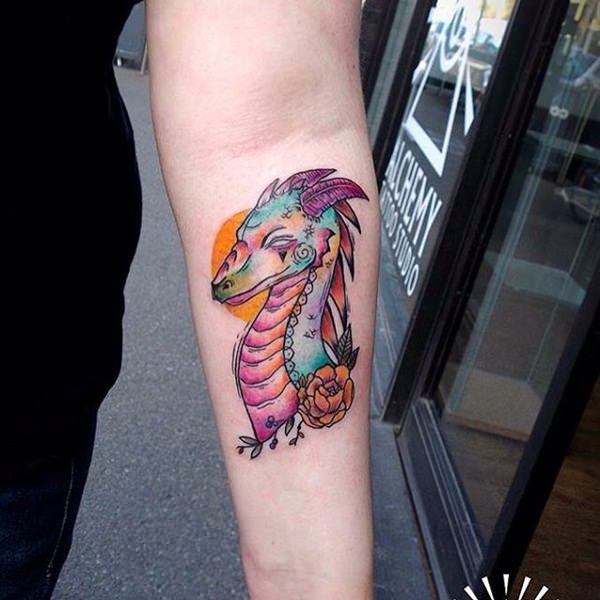 Dragon tattoo design, idea 32