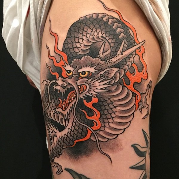 Dragon tattoo design, idea 33