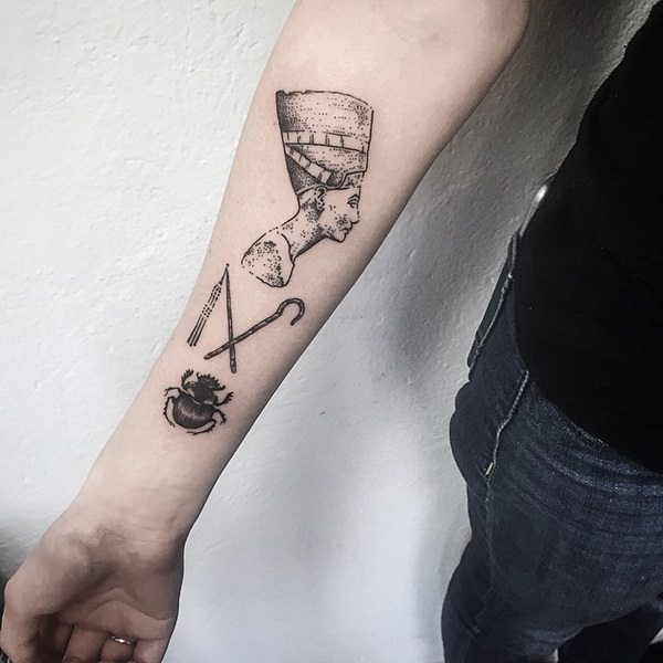 Egyptian tattoo design, idea 20