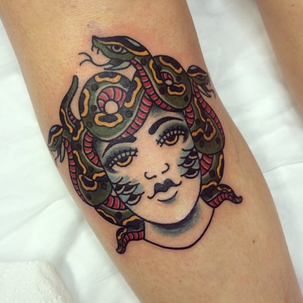 Medusa tattoos design, idea 10