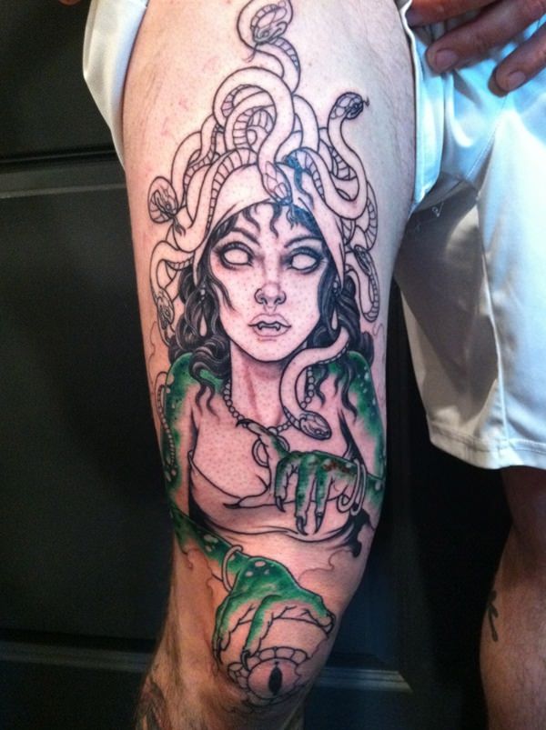 Medusa tattoos design, idea 22