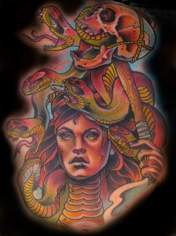 Medusa tattoos design, idea 24